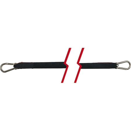 Ega Master CARABINER LANYARD (WITHOUT CLIP) CAP. 3 KG ACO 66108